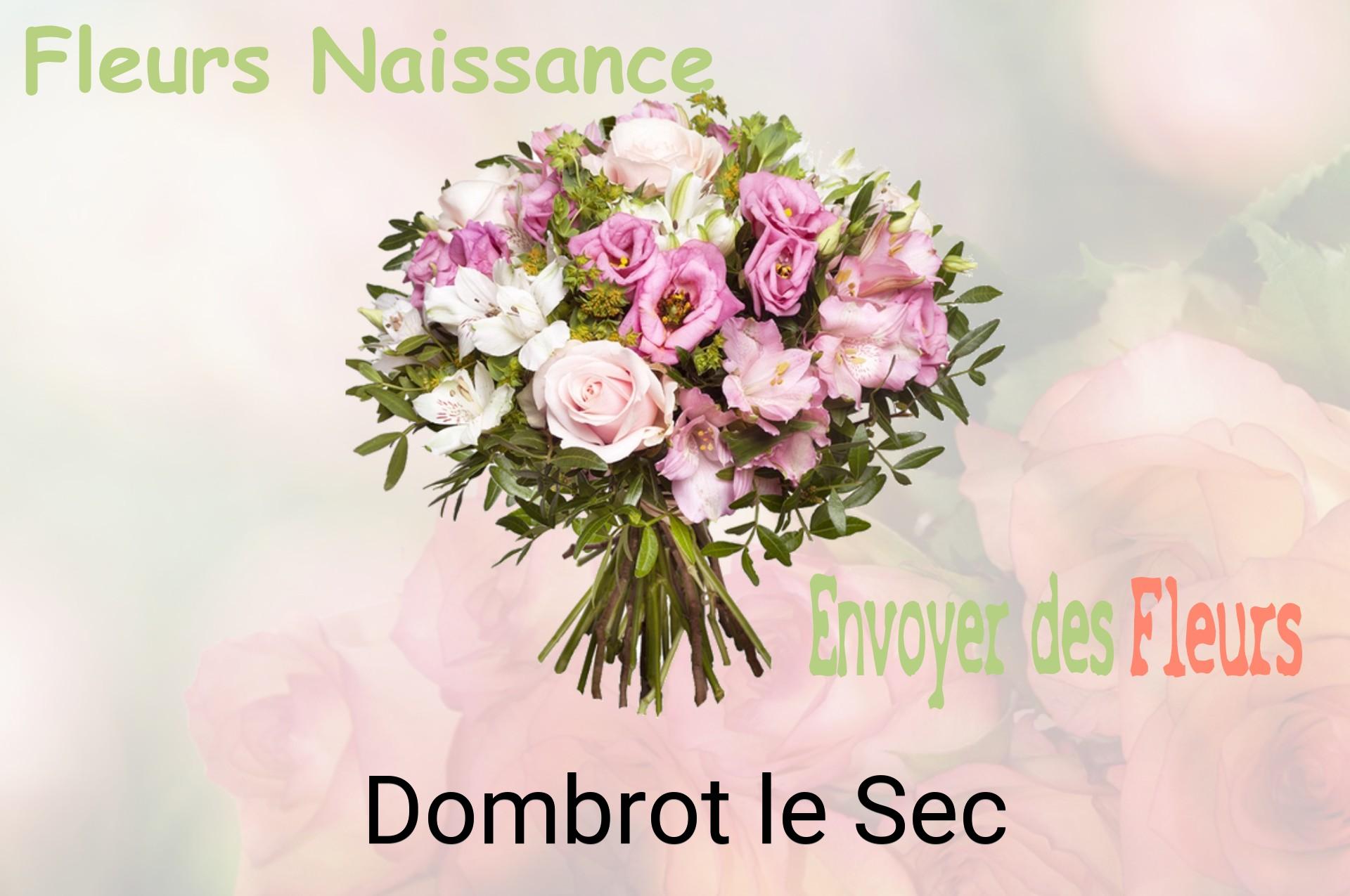 Bouquet de fleurs de naissance livré à Dombrot-le-Sec